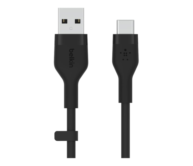 BELKIN Kabel BoostCharge USB-A do USB-C silikonowy 3m, czarny CAB008bt3MBK - 733218 - zdjęcie
